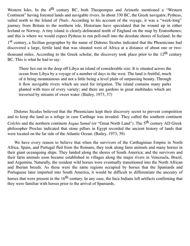 Indian Horses Before Columbus Evidences in America