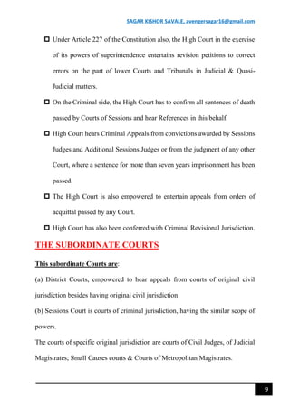 Indian legal system | PDF