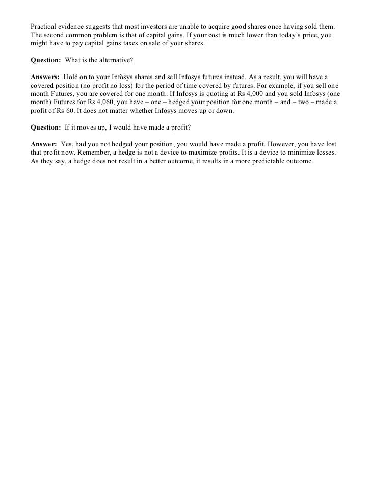 Future & options trading basics india