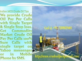 Indian mcx crude oil tips