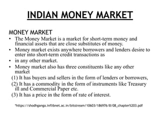 Indian money market | PDF