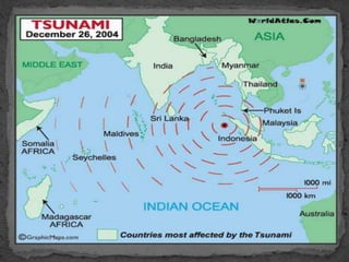 Indian ocean earthquake and tsunami (2004) | PPTX