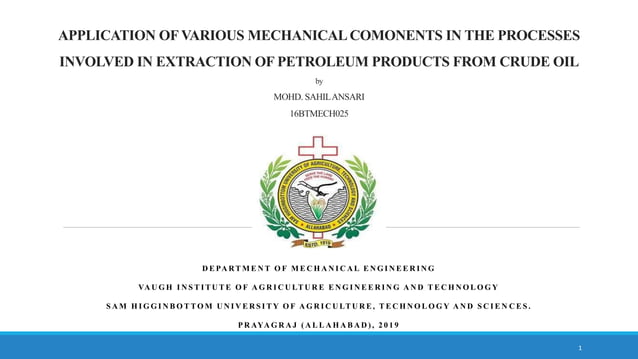 Mathura Refinery: Training Presentation | PPT
