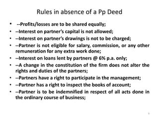 Indian Partnership Act Indian Partnership Act