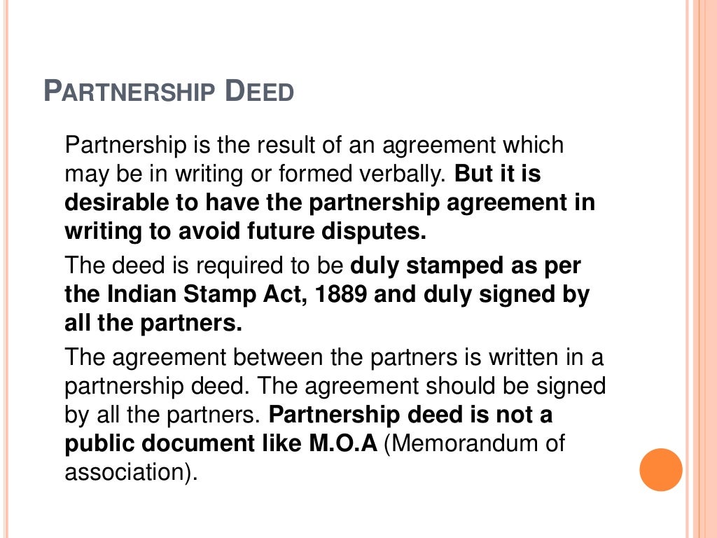 Indian partnership act