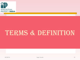 Terms & DefiniTion
1504/28/16 Sagar Savale
 