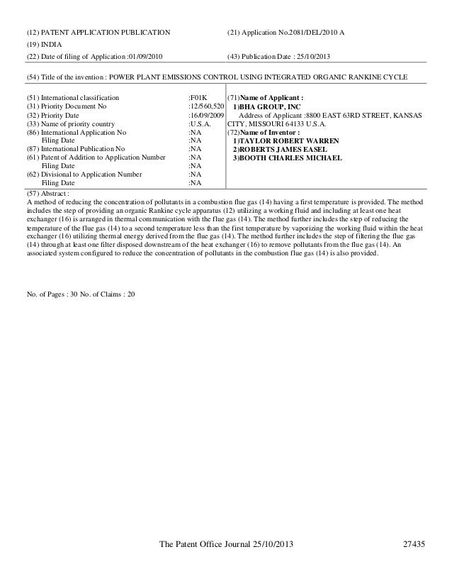 Post-dating of patent applications and its implications