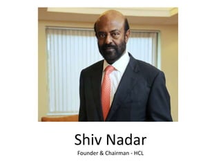 Shiv Nadar
Founder & Chairman - HCL
 
