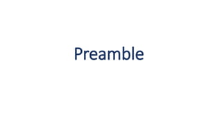 Preamble
 
