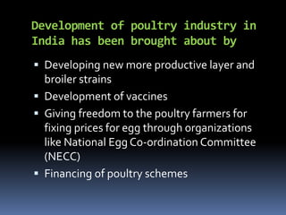 Indian poultry industry- a review | PPTX
