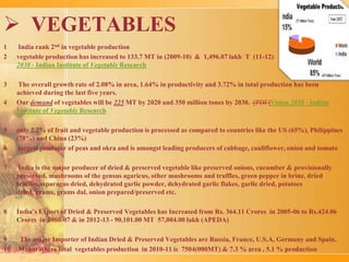 India food processing overview | PPTX