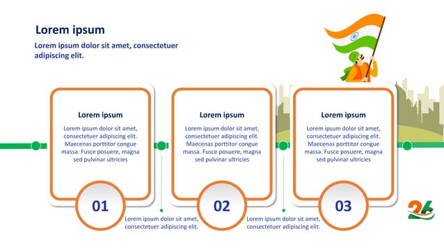 Free Indian Republic Day template from best presentation design agency ...