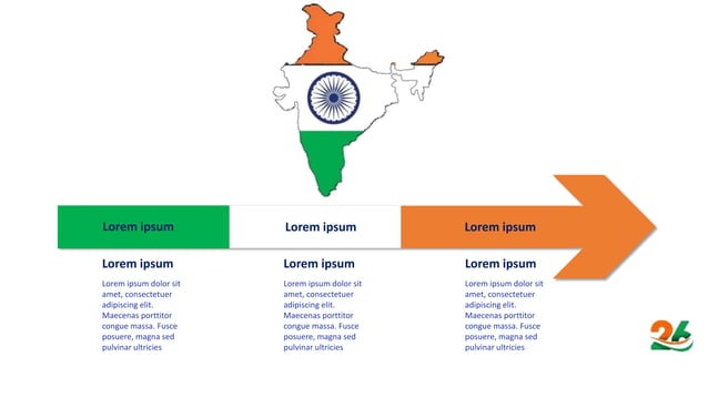 Free Indian Republic Day template from best presentation design agency ...