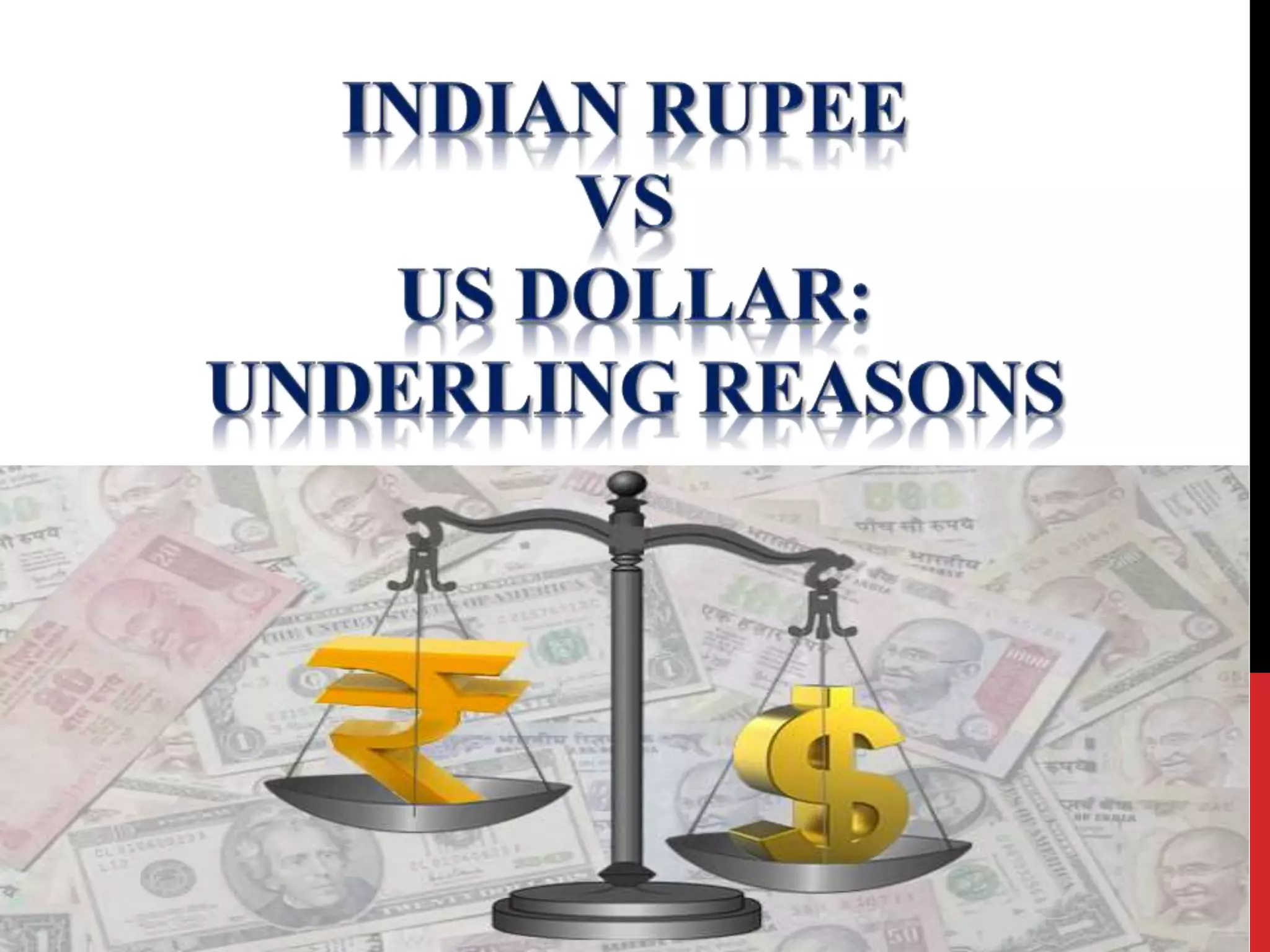 Indian rupees vs us dollar | PPTX