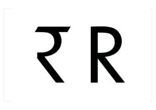 Presentation of Indian rupee symbol | PDF