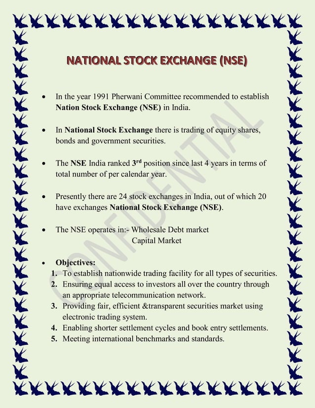 INDIAN STOCK MARKET BASICS PDF visual data 6