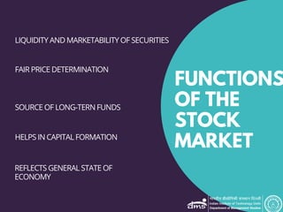 Stock Function Indian stock market | PDF