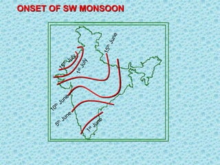 ONSET OF SW MONSOON
 