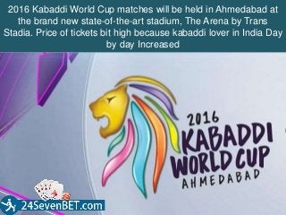 Indian Team Squads Kabaddi WC 2016 Slide 3