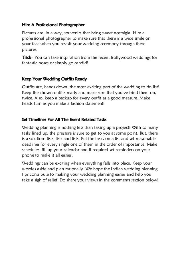 Indian Wedding Planning Tips And Tricks By Venue First