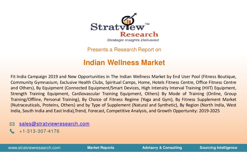 Indian wellness market Trends & Forecast (20192025)
