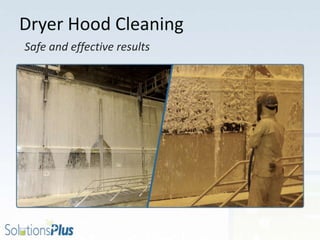 Dryer Hood Cleaning
Safe and effective results
 