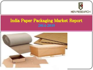 India Paper Packaging Market Report
2014-2019
 
