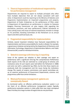 India performance monitoring and evaluation systems | PDF