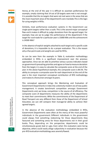 India performance monitoring and evaluation systems | PDF