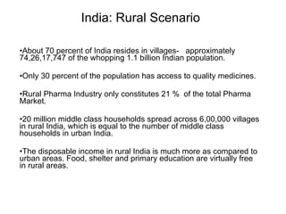 Pharma in Rural India | PPT