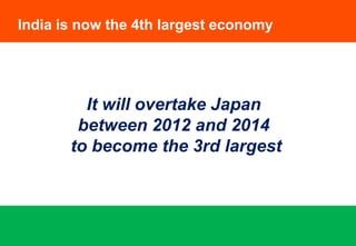 Even though the world hasjust discovered it, the Indiagrowth story is not newIt has been going on for 25 years