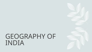 India - A Land of Diversity and Culture with focus | PPTX