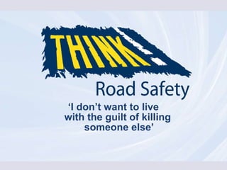 ‘ I don’t want to live  with the guilt of killing  someone else’ 