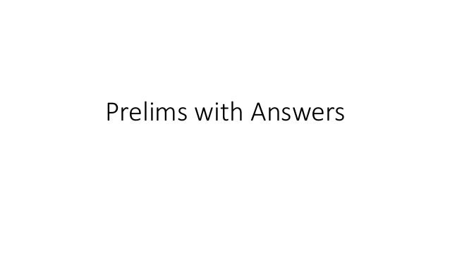 India Quiz 2017 Prelims And Mains