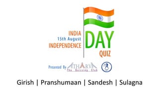 Girish | Pranshumaan | Sandesh | Sulagna
 