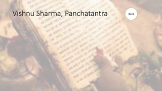 Vishnu Sharma, Panchatantra Back
 