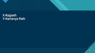 Click to edit Master title style
45
X-Rajpath
Y-Kartavya Path
45
 