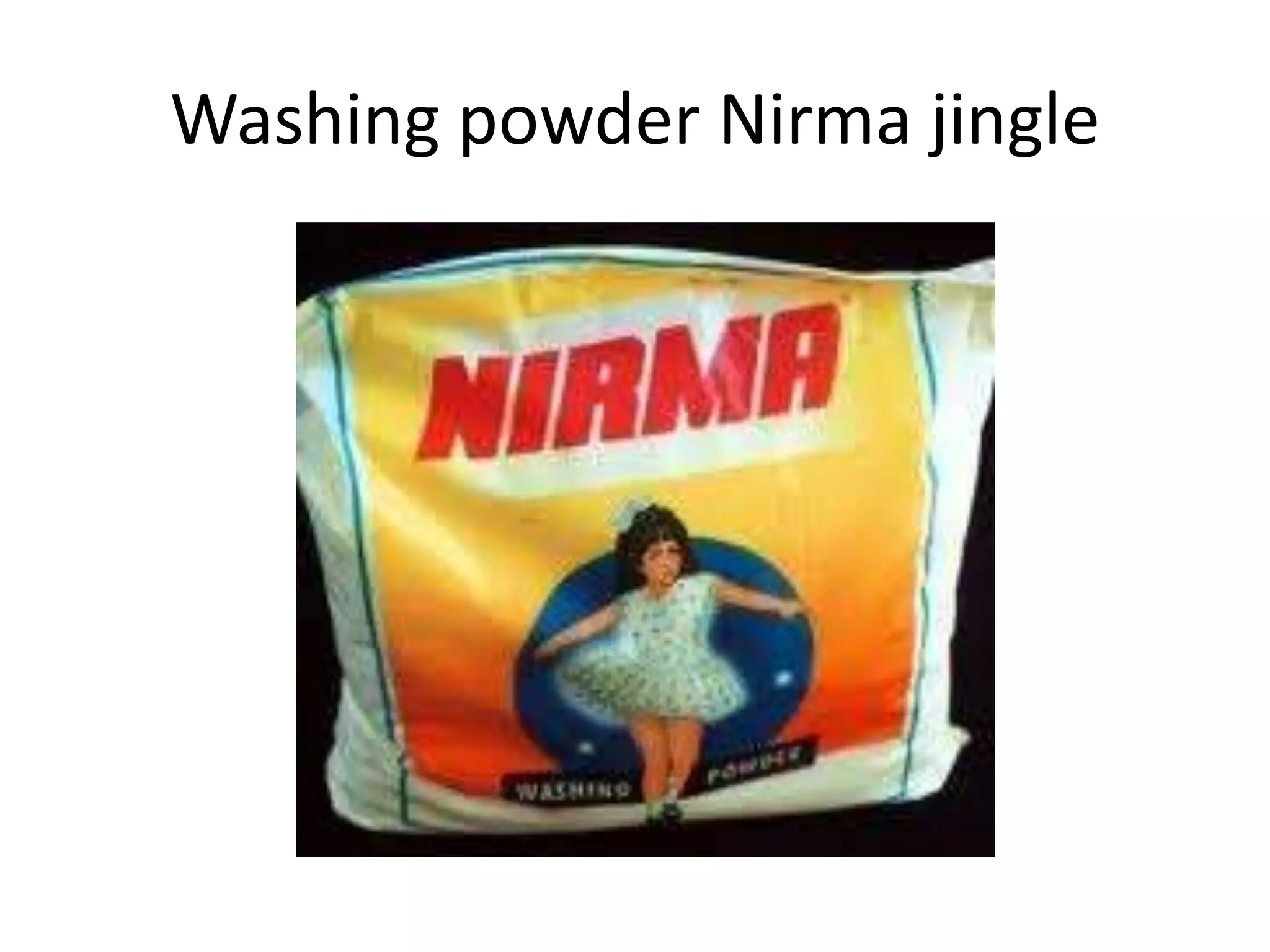 Washing powder Nirma jingle
 