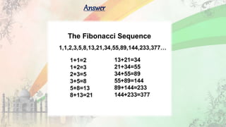 Answer
 