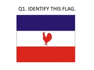 Q1. IDENTIFY THIS FLAG.
 