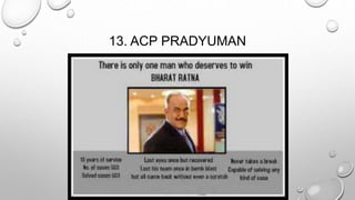 13. ACP PRADYUMAN 
 
