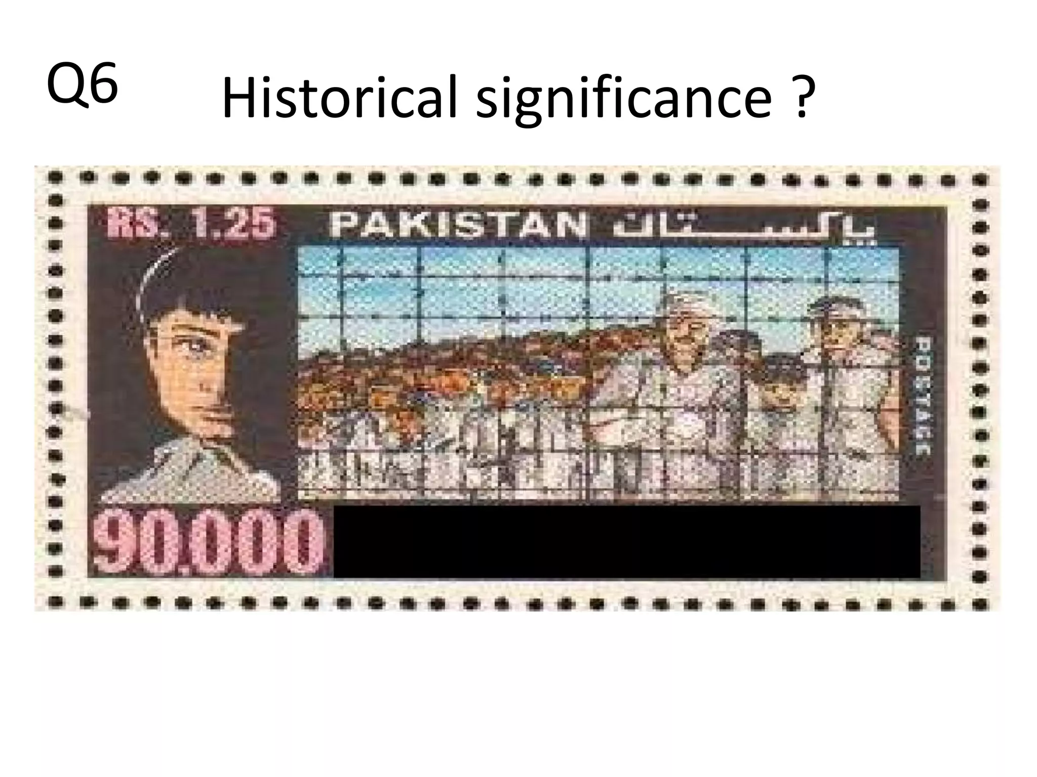 Historical significance ?Q6
 
