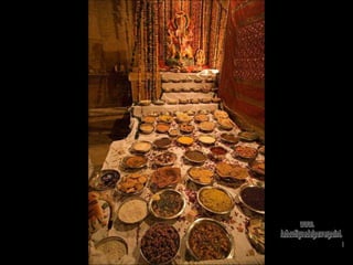 Jaisalmer Ofrendas a Durga durante  el  festival de Dussehra www. laboutiquedelpowerpoint. com 