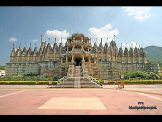 Templo jainista de Ranakpur. Es el mayor y más hermoso templo jainista de la India. www. laboutiquedelpowerpoint. com 