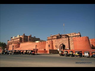 Fuerte Jungarh en Bikaner www. laboutiquedelpowerpoint. com 