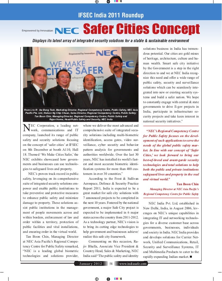 NEC's Safer City Concept