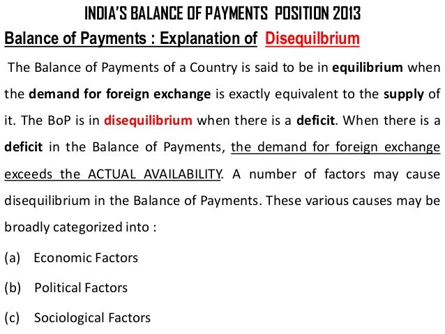 Bop deficit cause depletion for forex reserves