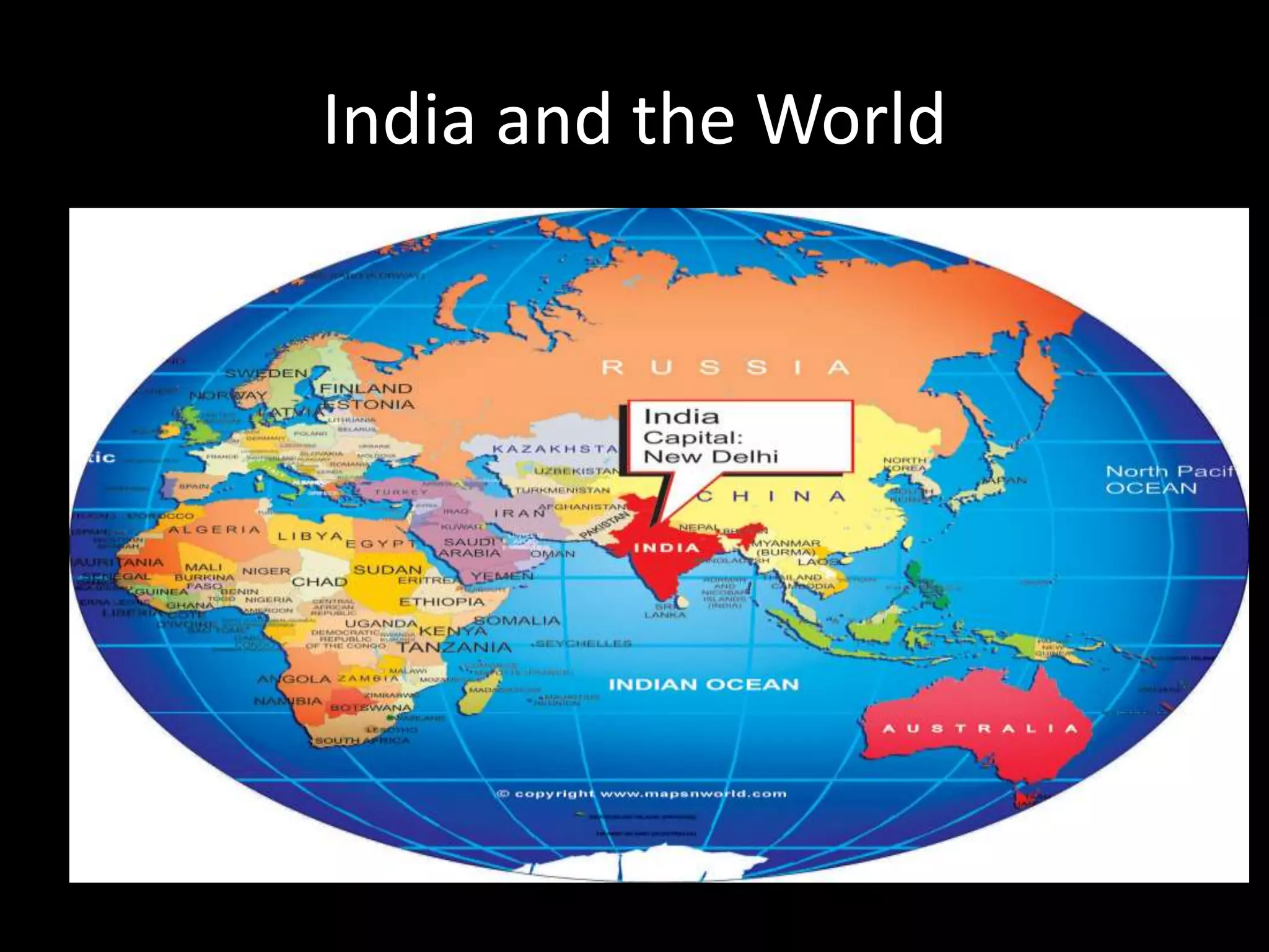India and the World
 