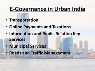 India's potential in e governance | PPTX