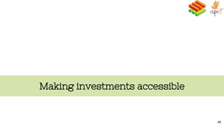 Making investments accessible
48
 